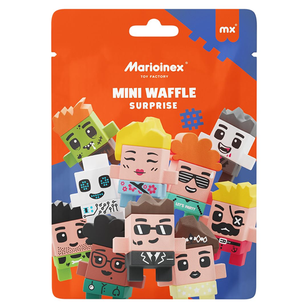Image Mini Waffle Surprise : 1 figurine mystère + 1 bâtiment unique (fr-en)