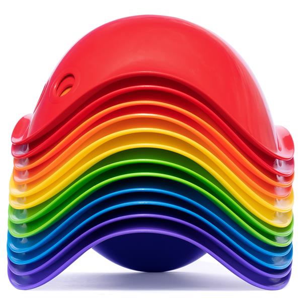 Image Bilibo classic mix / 2 red, 2 blue, 2 yellow, 2 green, 2 orange, 2 purple (in Display Box #CO 12#)