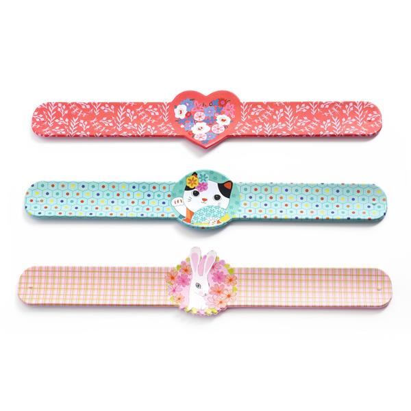 Image Bracelets enrouleurs / Coeur, Chat, lapin #CO 15#