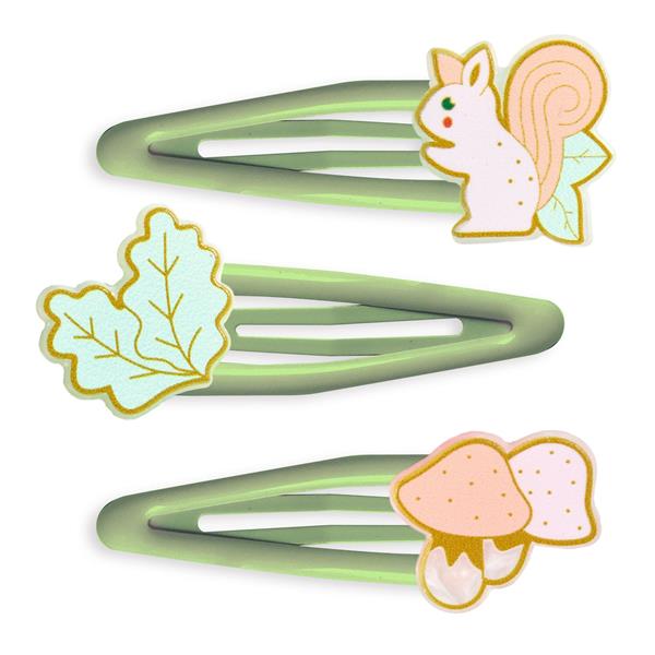 Image Plume / Barrettes Hyacinthe x3 #CO 6#