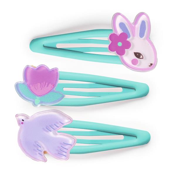 Image Plume / Barrettes Eglantine x3