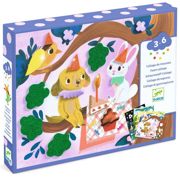 Image Collage de mousses / Fêtes scintillantes