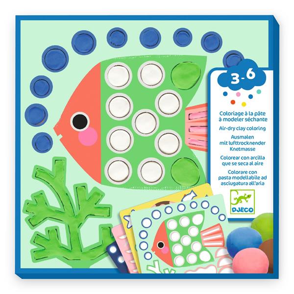 Image Air-dry clay coloring / Cheeky Underwater