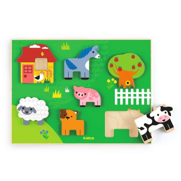 Image Wooden puzzle / Farm Story / 7 pcs*