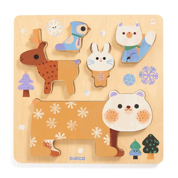Image Wooden Puzzle / WoodyStack / 5 pcs