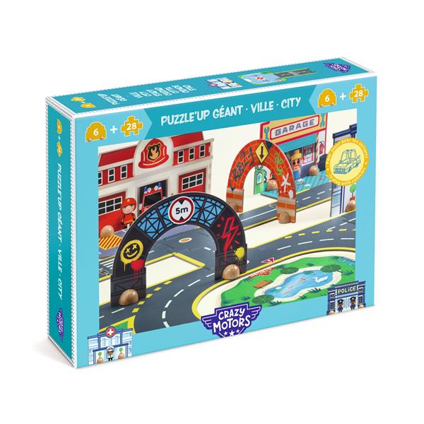 Image Crazy Motors / Puzzl'Up City-Giant- 33 pcs