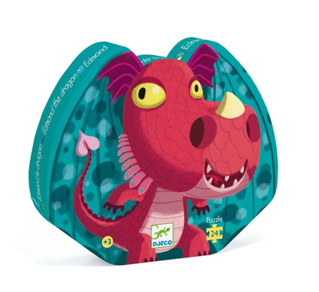 Image Puzzle silhouette / Edmond le dragon / 24 pcs*