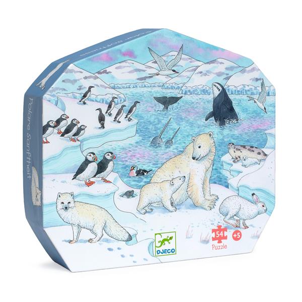 Image Silhouette Puzzle / Polar softness -54 pcs