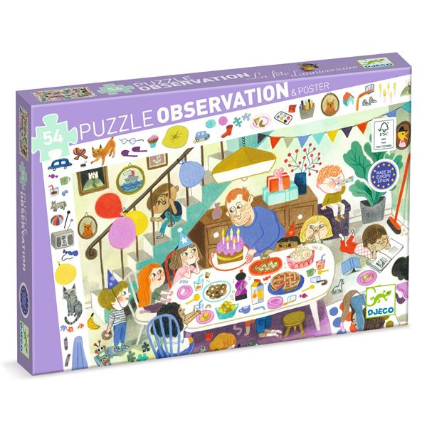 Image Observation puzzle / Birthday Party - 54pcs