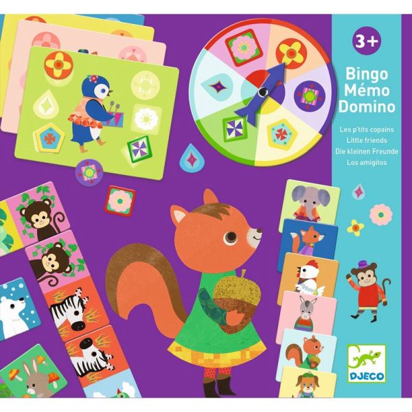 Image Bingo Memo Domino - Little friends*