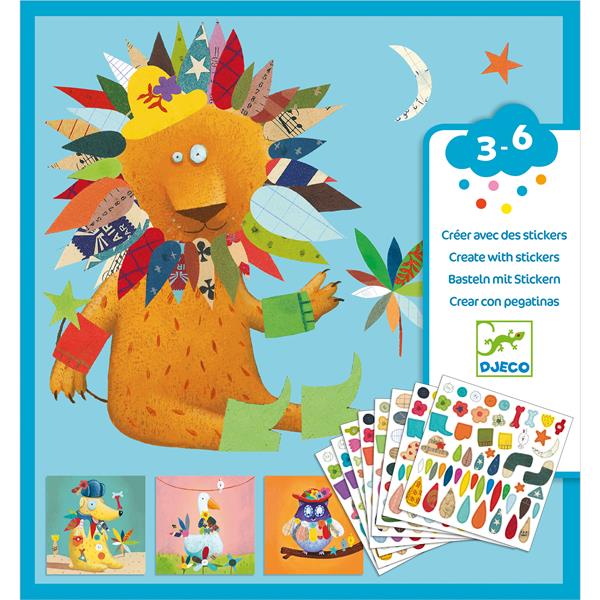 Image Create with stickers / Animals    #CO 10#