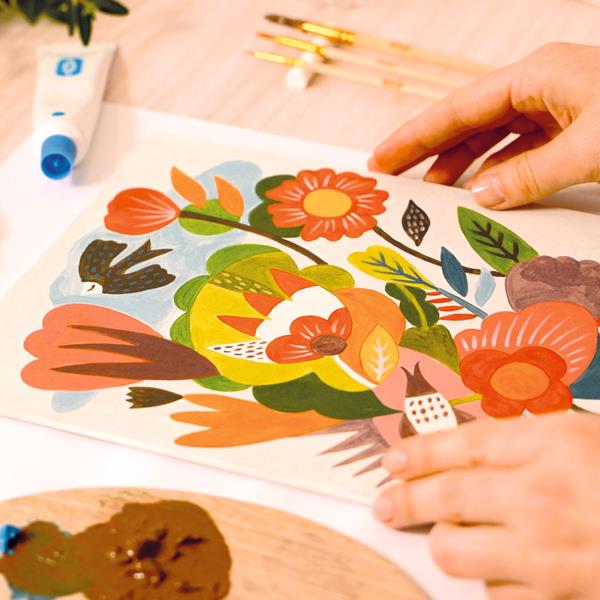 Atelier 23, mélange de couleurs