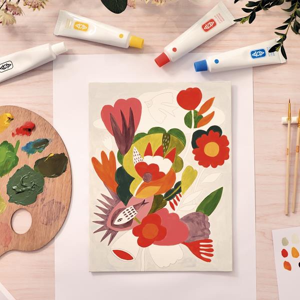 Atelier 23, mélange de couleurs