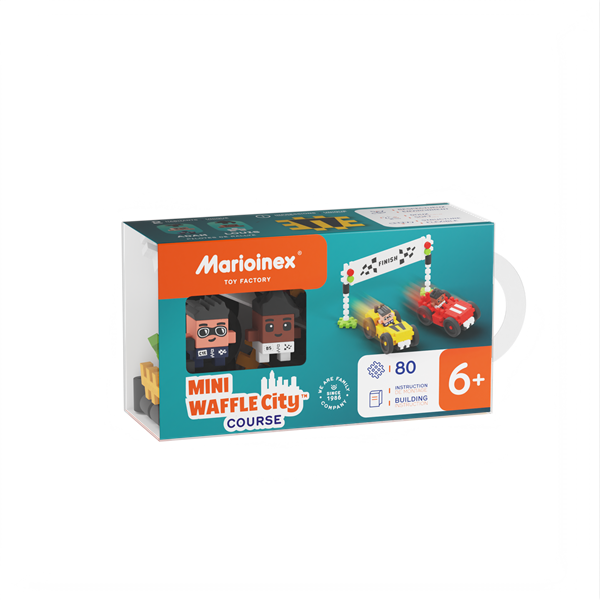 Image Mini Waffle - Race 80 pcs (FR-EN)