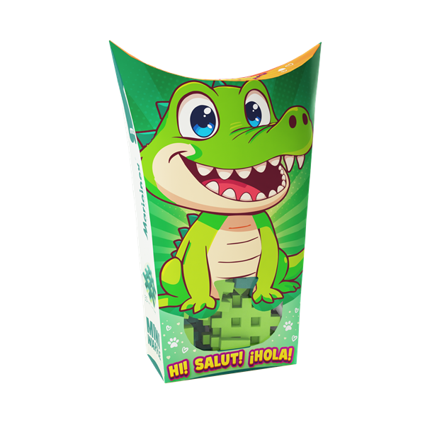 Image Mini Waffle - Pocket Pets : Crocodile 34 pcs (fr-en)