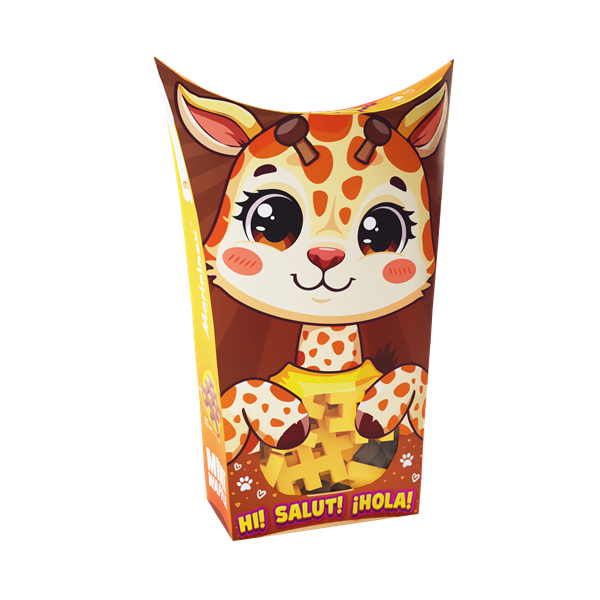 Image Mini Waffle - Pocket Pets : Giraffe 35 pcs (fr-en)