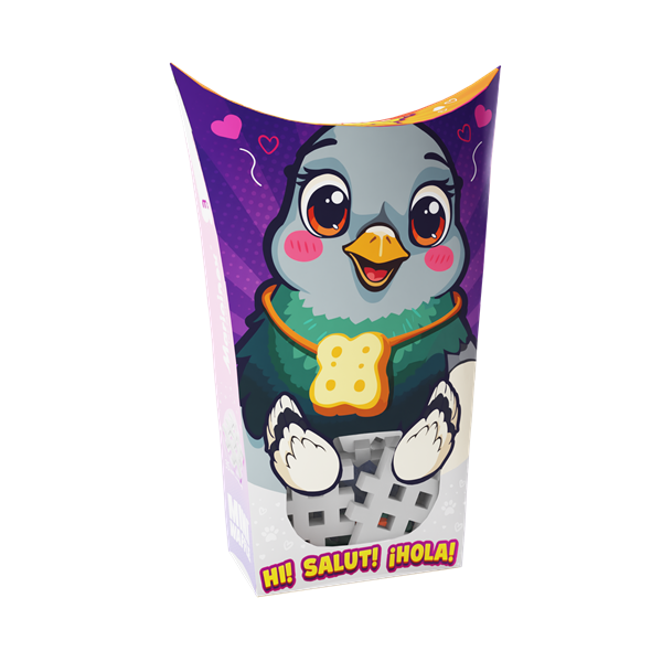 Image Mini Waffle - Pocket Pets : Pigeon 16 pcs (fr-en)