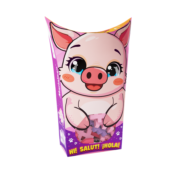 Image Mini Waffle - Pocket Pets : Piggy 25 pcs (fr-en)