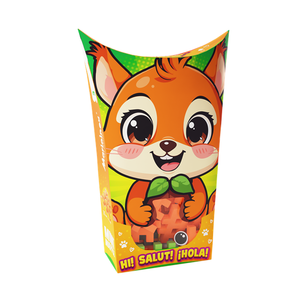 Image Mini Waffle - Pocket Pets : Squirrel 34 pcs (fr-en)