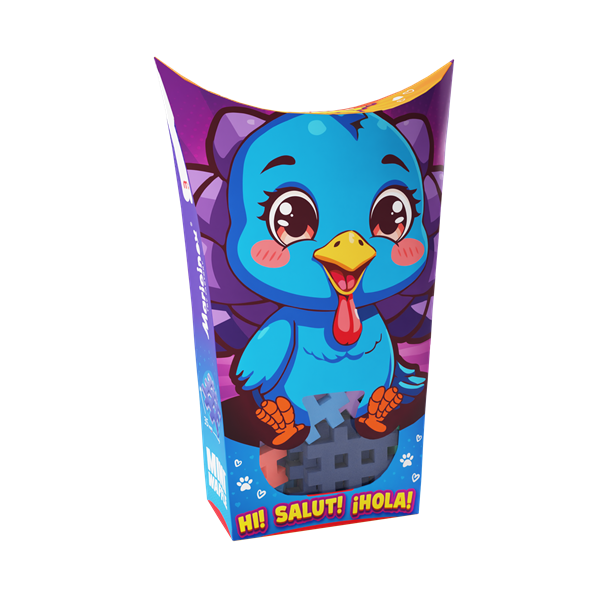 Image Mini Waffle - Pocket Pets : Turkey 25 pcs (fr-en)