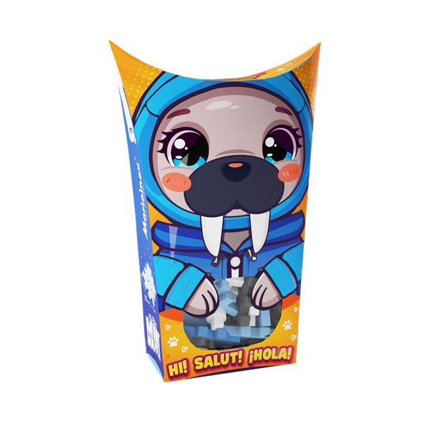 Image Mini Waffle - Pocket Pets :  Walrus 25 pcs (fr-en)