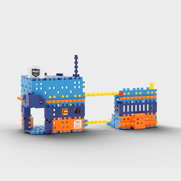 Mini Waffle City - Poste de police 280 pcs (fr-en)