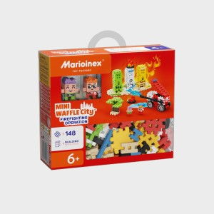 Image Mini Waffle City - Pompiers en action 148 pcs (fr-en)