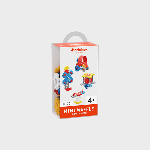 Image Mini Waffle - Constructeur - Bleu Moyen 70 pcs (fr-en)